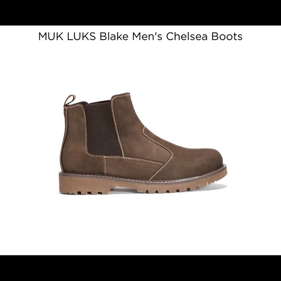 Men Muk Luk Blake Chelsea Boots Size 1 